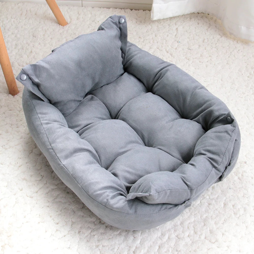 Lit Multifonction 3 en 1 - Coussin Canapé Chien Chat Hiver