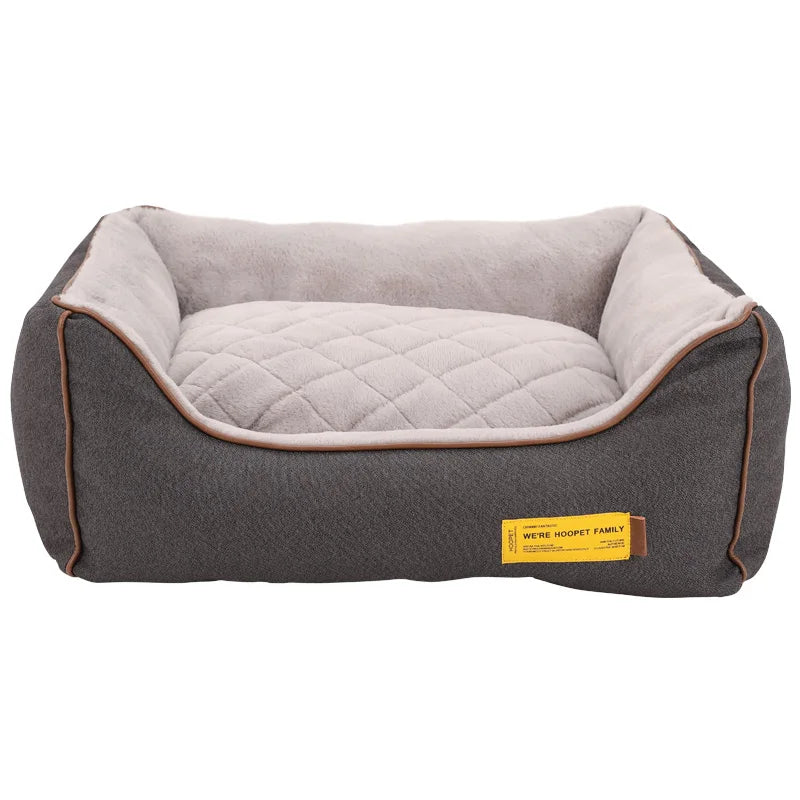 HOOPET Pet Dog Bed Puppy Kennel Sofa House Sleeping Warm Cat Nest Fall and Winter High Quality