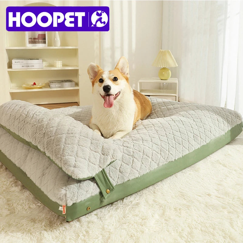 Winter Large Dog Sleeping Beds Pet Cat Fluffy Bed Mat Pet Cushion Big Medium Dogs Blanket Cushion Pet Supplies
