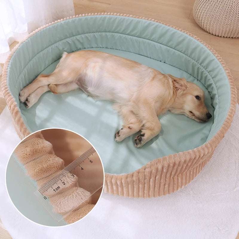 Dog Bed Medium Big Dogs House Soft Kennel Pet Dog Cat Warm Cushion Mat Supplies S-XL Pet Accessories