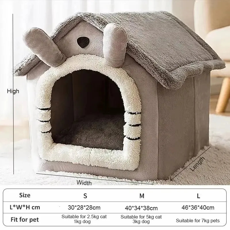 1pcs Cats and Dogs House House Small Dog Four Seasons General Can Be Dismantled and Washed Dog House Pet Supplies pet bed