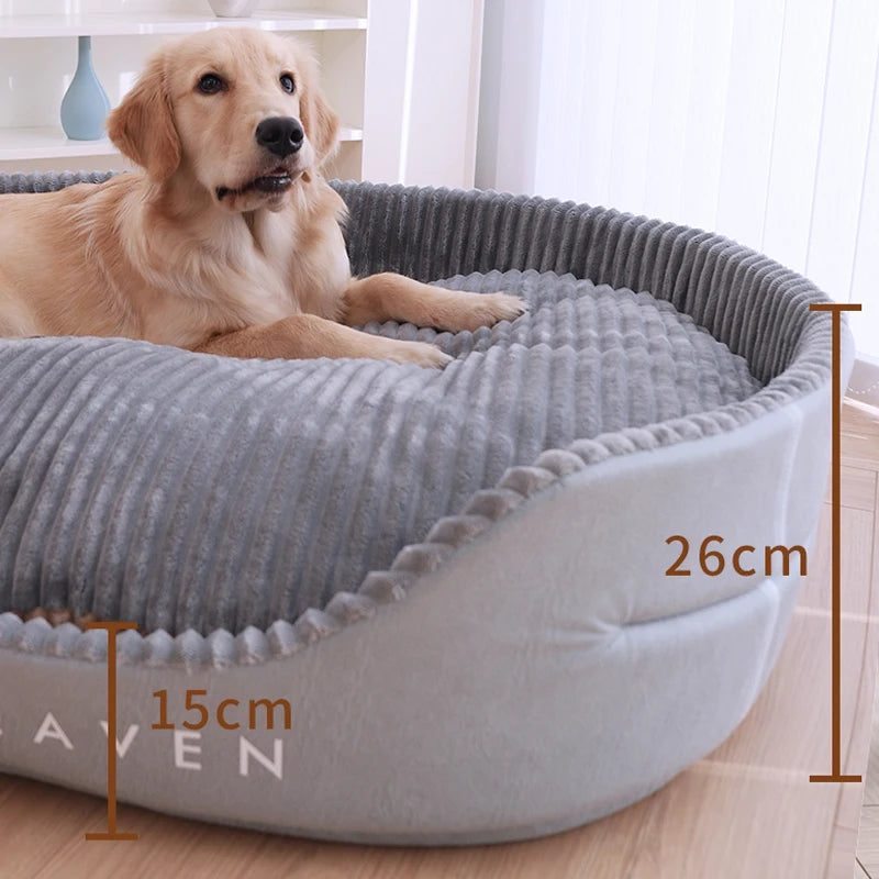 Dog Bed Medium Big Dogs House Soft Kennel Pet Dog Cat Warm Cushion Mat Supplies S-XL Pet Accessories
