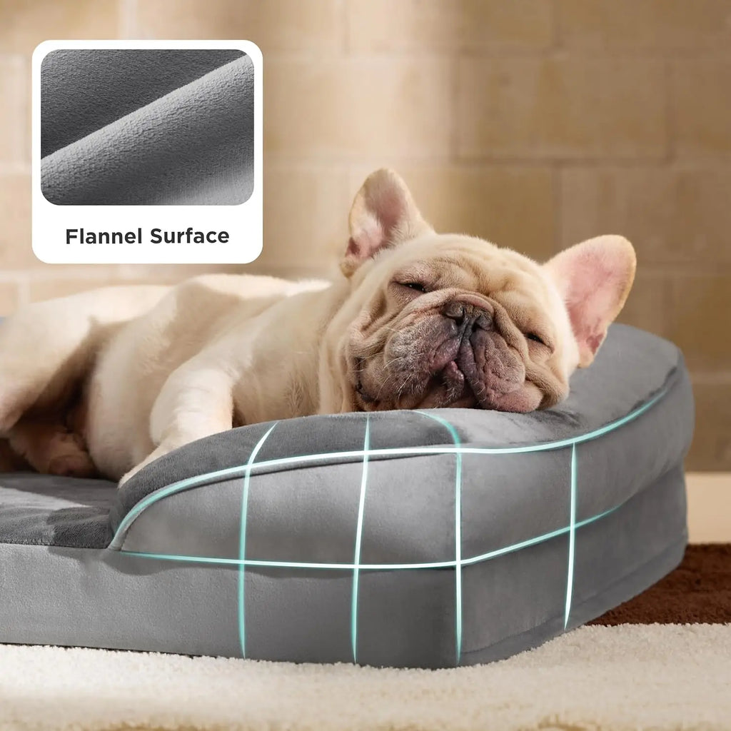 Winter Warm Orthopedic Dog Bed Waterproof Washable Comfort Cat Couch Sofa Medium Size Pet Bed Removable Cover Sofa for Cats Dogs