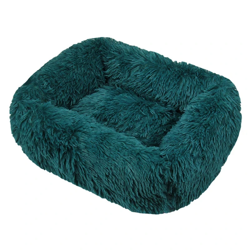 Lit Rectangle Peluche - Coussin Chaud Hiver Toutes Tailles