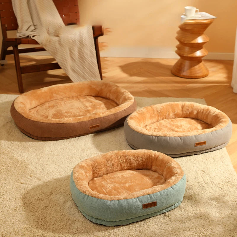HOOPET Winter Comfortable Pet Mat Bed for Dogs Cats Fluff Sleeping Pad  Dog Sofa Cushion Pet Calming Dog Bed House Pet Supplies