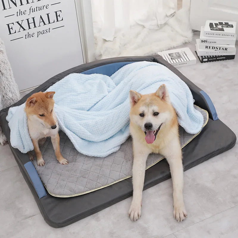 Orthopedic Dog Bed, 1 Piece, for Large Dogs, Washable Bed, Foam Cushion for Pets, Pet Supplies Luxury Warm Sofa