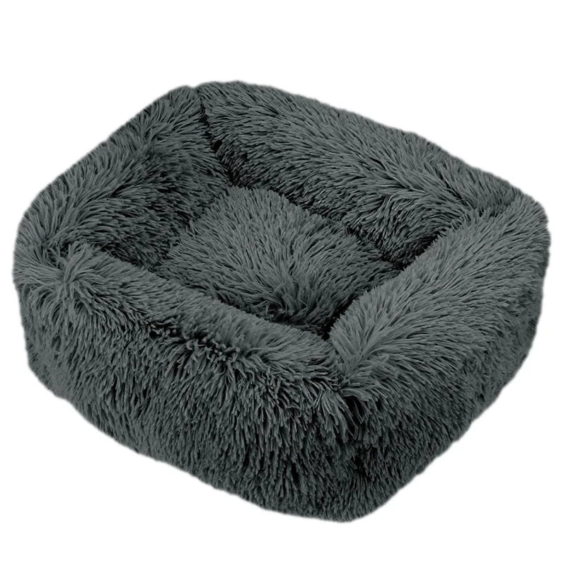 Lit Rectangle Peluche - Coussin Chaud Hiver Toutes Tailles