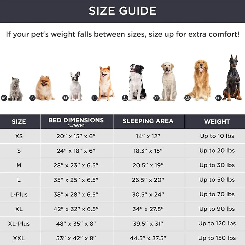 Lit Orthopédique Imperméable - Canapé Chaud Lavable Housse Amovible