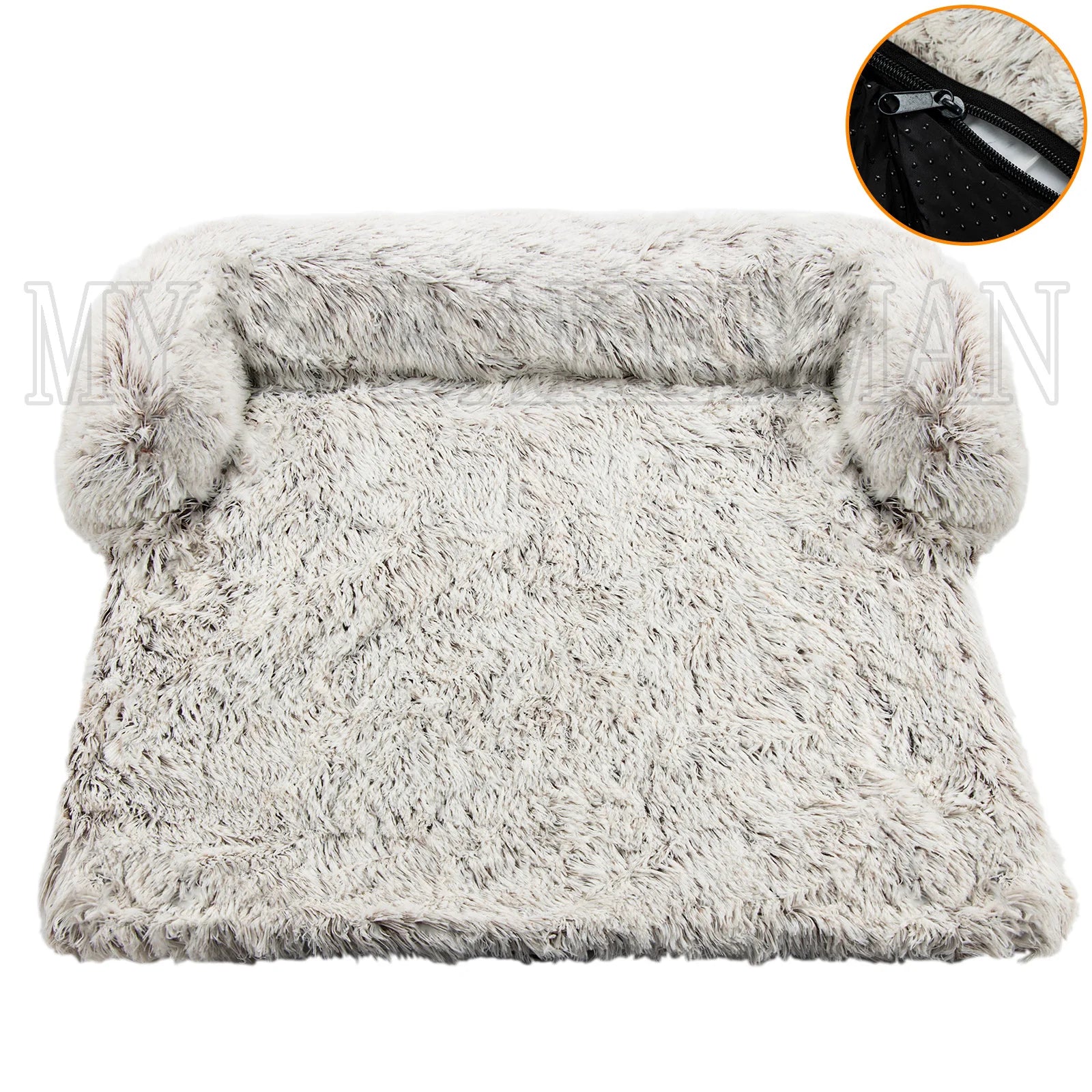 4 Styles With Removable Washable Cover And Waterproof Upholstered Sofa Pet Cat Dog Bed For All Seasons Plush 6size
