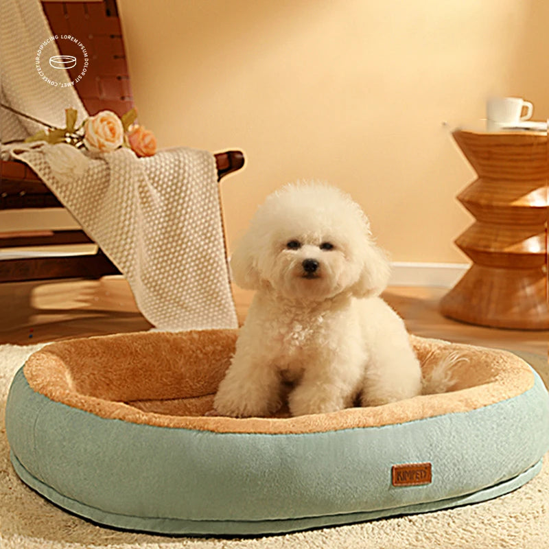 HOOPET Winter Comfortable Pet Mat Bed for Dogs Cats Fluff Sleeping Pad  Dog Sofa Cushion Pet Calming Dog Bed House Pet Supplies