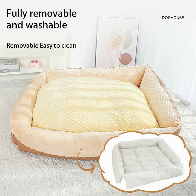 HOOPET Winter Dog Deep Sleep Warm Pet Mattress For Dogs Cats Dog Kennel Pet Bed Products