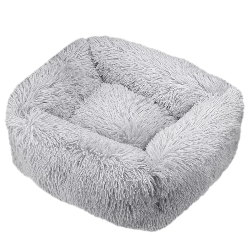 Lit Rectangle Peluche - Coussin Chaud Hiver Toutes Tailles