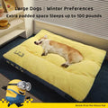 Velour Soft Pet Bed Warm Sleeping Pad for Small Medium And Large Dogs Removable Cover Pet Mat Comfortable Cushion for Cats And D