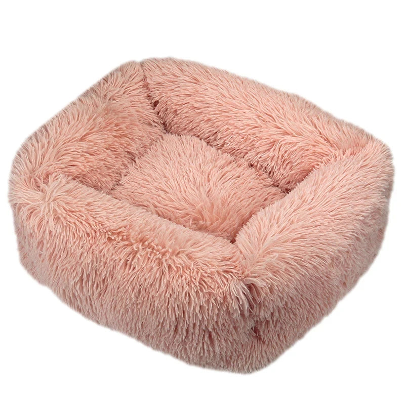 Lit Rectangle Peluche - Coussin Chaud Hiver Toutes Tailles