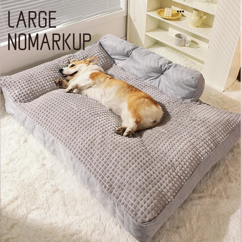 HOOPET Dog Cat Warm Sleeping Bed Cozy Nest Mat Medium Big Dogs Cushion Kennel Cat Pad Pet Supplies