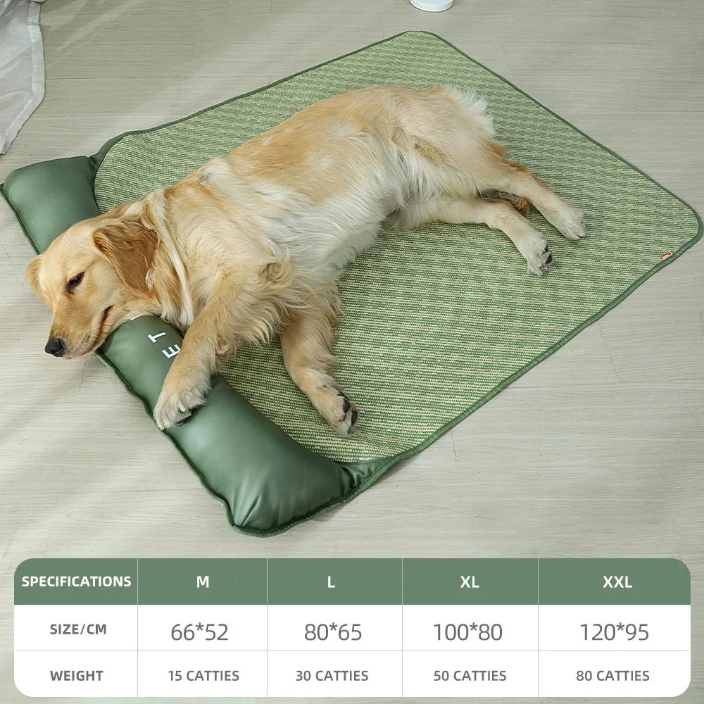 Summer Dog Bed Cat Cool Mat Breathable Pet Sleep Ice Cushion for Small Medium Large Dog Cat Pet Cooling Mat Supplies
