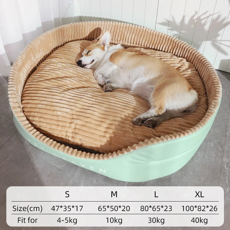Dog Bed Medium Big Dogs House Soft Kennel Pet Dog Cat Warm Cushion Mat Supplies S-XL Pet Accessories