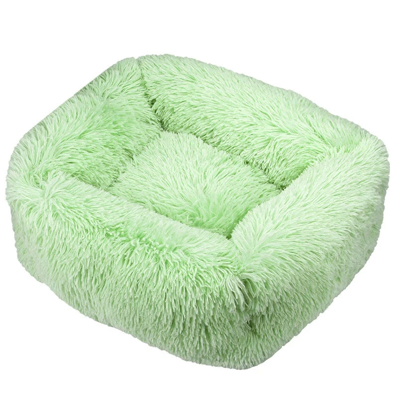 Lit Rectangle Peluche - Coussin Chaud Hiver Toutes Tailles