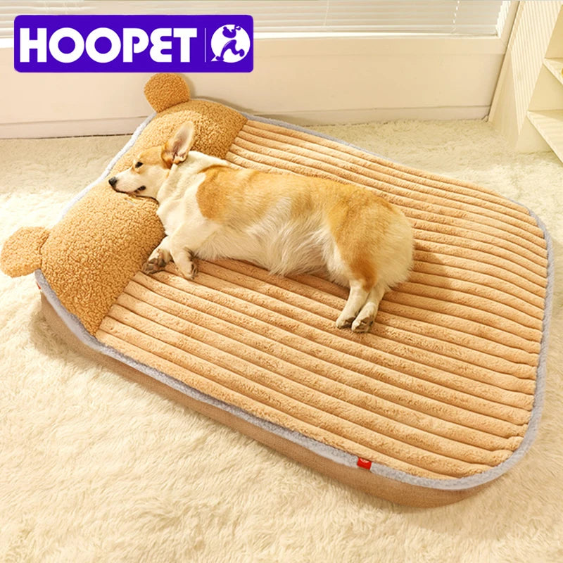 Dog Bed Warm Mat Winter Cat Sleeping Cushion Padded Puppy Kennel Blanket Soft Removable Mattress Pet Supplies