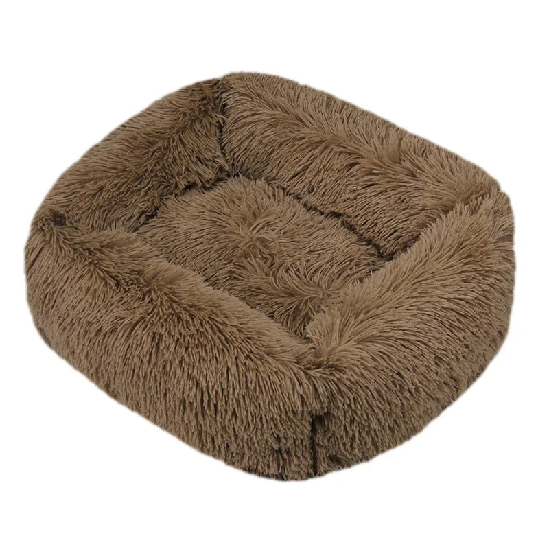 Lit Rectangle Peluche - Coussin Chaud Hiver Toutes Tailles