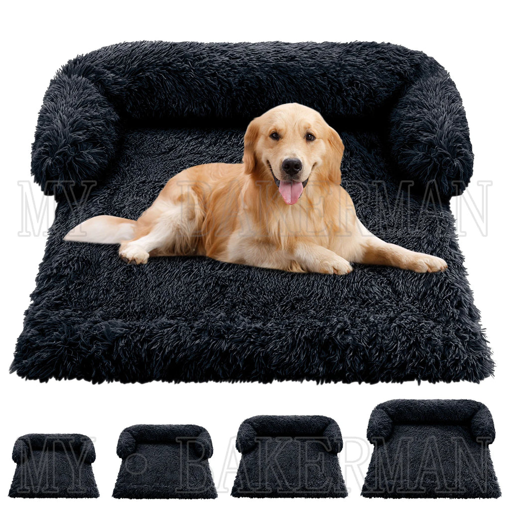 4 Styles With Removable Washable Cover And Waterproof Upholstered Sofa Pet Cat Dog Bed For All Seasons Plush 6size