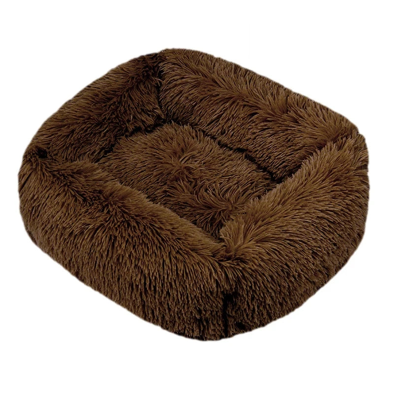 Lit Rectangle Peluche - Coussin Chaud Hiver Toutes Tailles
