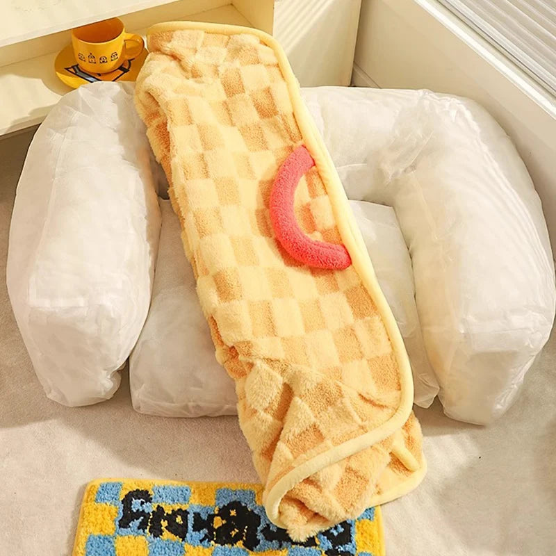 HOOPET Cats Sofa Bed for Small Dogs Pets Yellow Cozy Sleeping Pad Cushions Detachable Sofa Cover Kitten Puppy Pet Accessories