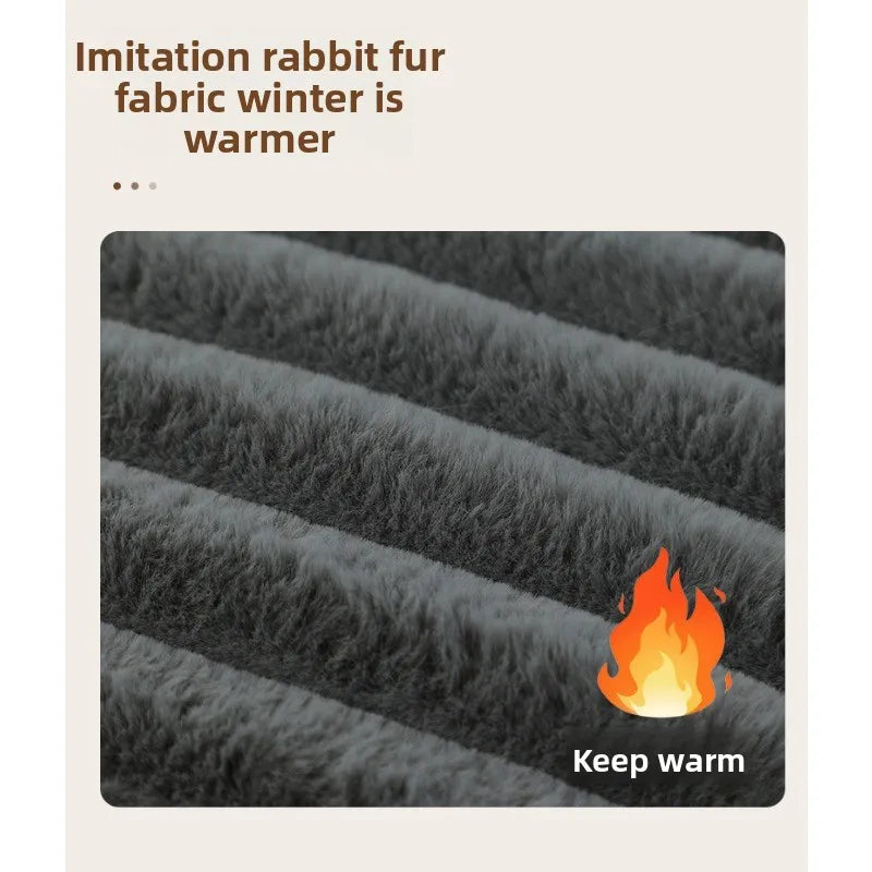 Large Dog Bed Square Plush Cat Nest Kennel All Season Washable Dog Sofa Waterproof Mattress Cat Bed for Medium Dogs Accessories